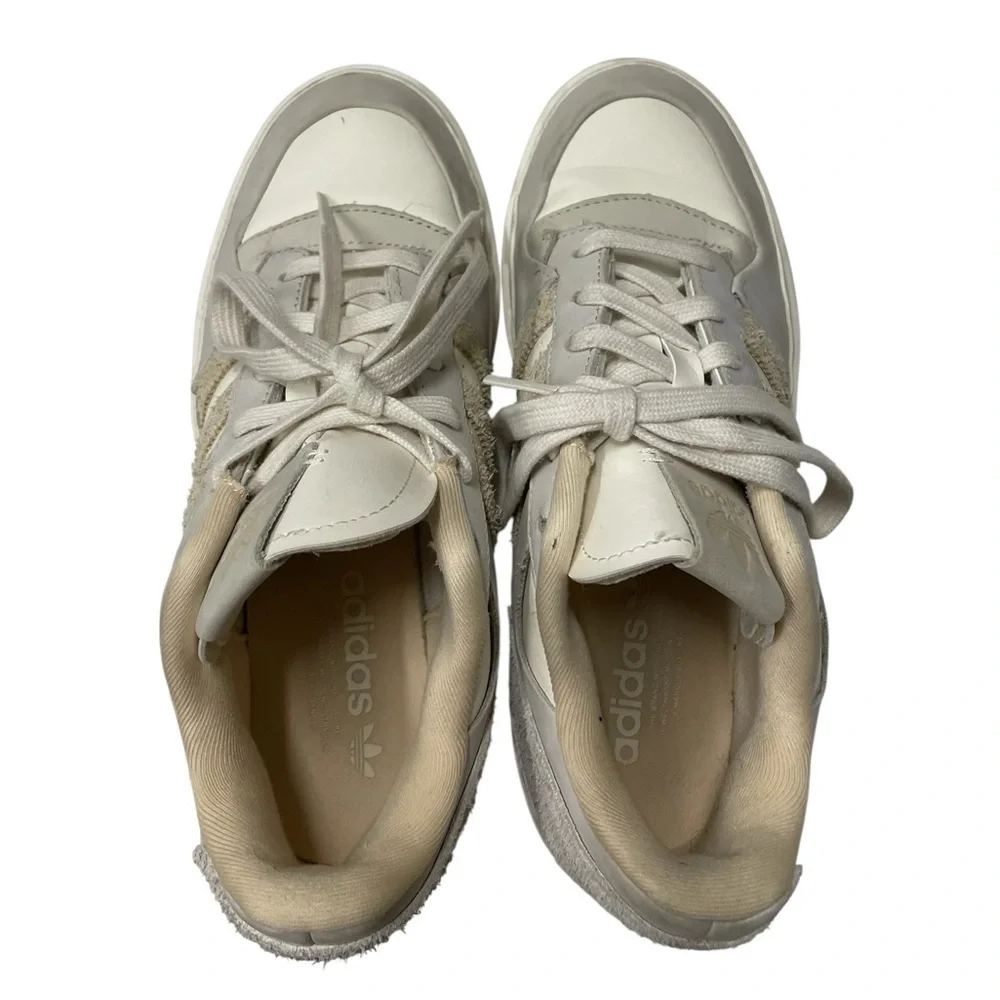 ADIDAS Forum Bonega Core White Sand Strata Sneakers Size
